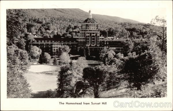 The Homestead from Sunset Hill Hot Springs Virginia