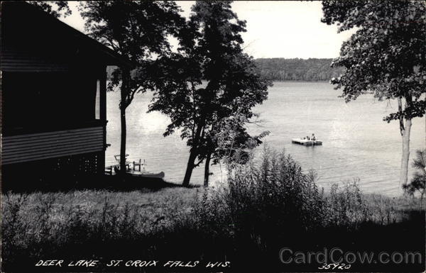 Looking Across Deer Lake St. Croix Falls Wisconsin