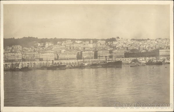 View of City from Water Algiers Algeria Africa