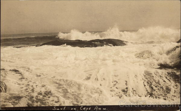 Surf Seen at Cape Ann Rockport Massachusetts