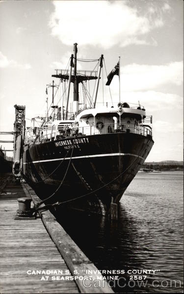 Canadian S.S. Inverness County Searsport Maine