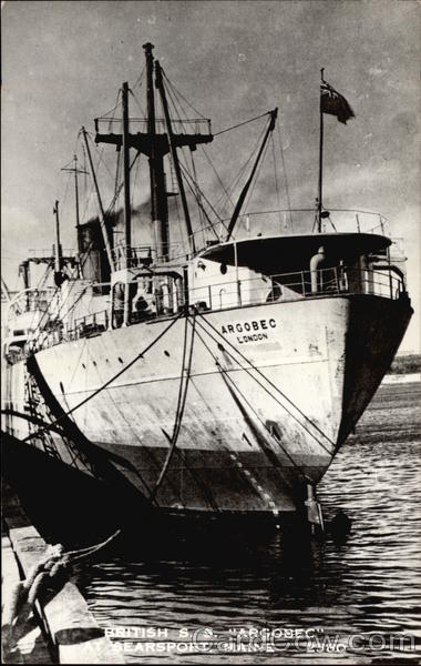 British S. S. Argobec Searsport Maine