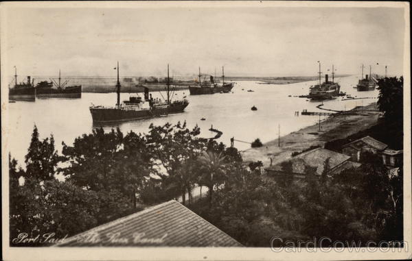 The Suez Canal Port Said Egypt Africa