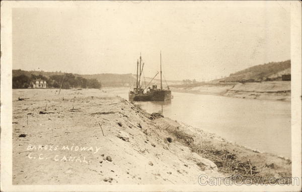 Barges Midway C.C. Canal Cape Cod Massachusetts