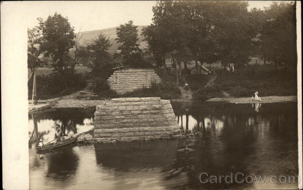 River Scene Binghamton New York
