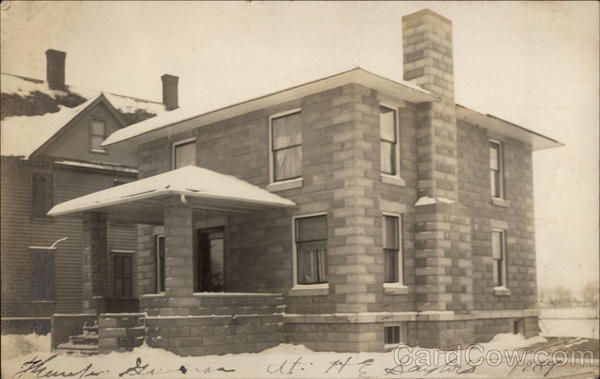 H.E. Saylor's Home - after construction Endicott New York