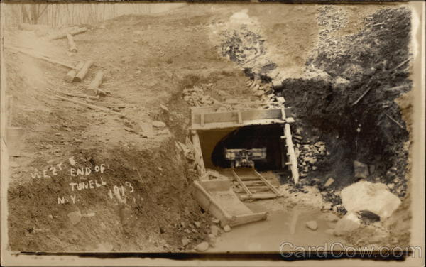 West End of Tunell, September 30 1909 Tunnel New York