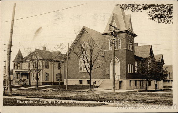 Methodist Church and Parsonage Lestershire New York