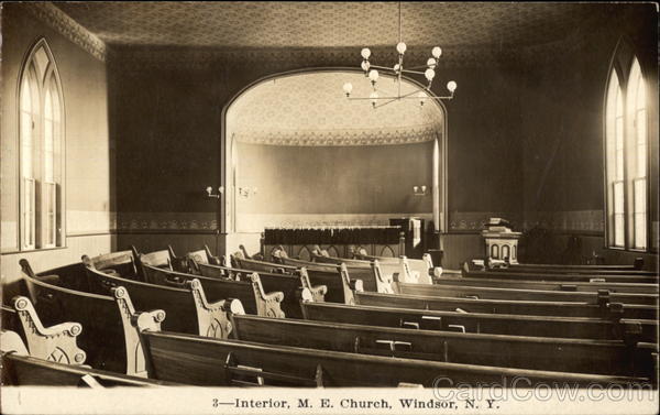 M. E. Church - Interior Windsor New York