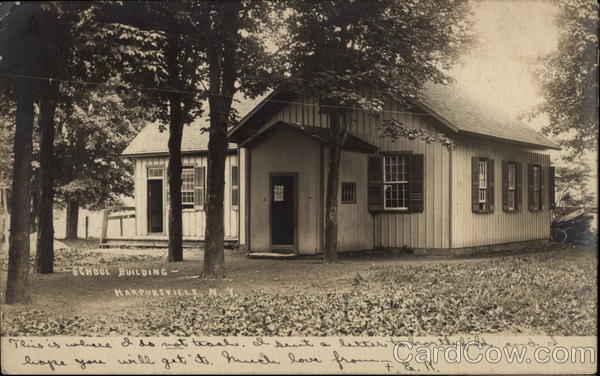 School Building Harpursville New York