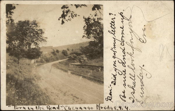 Turn in the Road Chenango Bridge New York