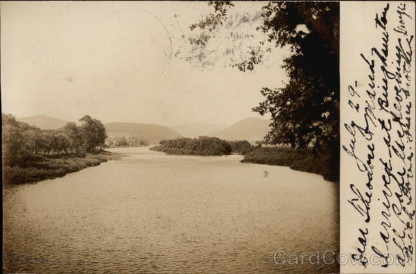 View of River Binghamton New York