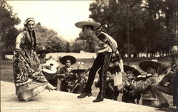 El Jarabe Tapatio - Mexican Hat Dance Mexico Postcard Postcard