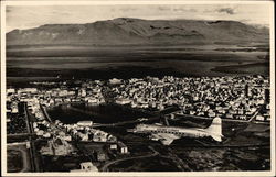 Aerial View of Reykjavik Iceland Postcard Postcard