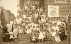 Vacation Bible School Class, M.E. Church School and Class Photos Postcard Postcard