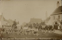 Meet of the Badminton Foxhounds Postcard