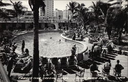 Cabana Club, Saxony Hotel Postcard