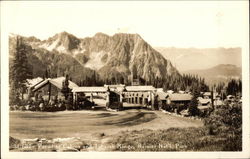 Paradise Cabins and Tatoosh Range Ashford, WA Postcard Postcard