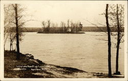 Lone Lake Resort on Lone Lake Harrison, MI Postcard Postcard