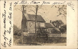 Birthplace of Walt Whitman Postcard