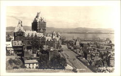 Chateau Frontenac and Dufferin Terrace Postcard