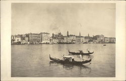 Boats in Venice Postcard
