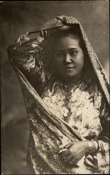 Malaysian Girl Postcard
