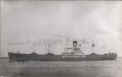 SS Mormachawk Moore-McCormack Lines Postcard