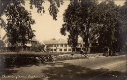 View of Chickering Home Postcard