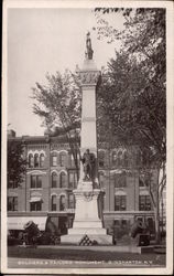 Soldiers & Sailors Monument Binghamton, NY Postcard Postcard