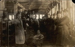 Factory Workers Postcard