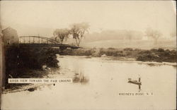 River View Towards the Fair Ground Postcard