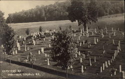 Cemetery Postcard