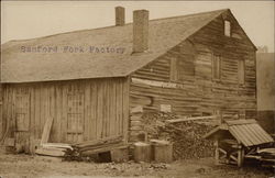 Sanford Fork Factory North Pitcher, NY Postcard Postcard
