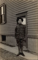 Warren Clymer, Patrol Leader of 1st Eagle Patrol, 2nd Troop Postcard