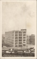 Buildings under construction Postcard