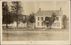 Large Colonial House Postcard