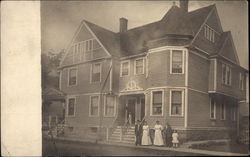Family Home Lestershire, NY Postcard Postcard