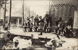 Minstrel Show Postcard