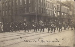 "Our Band" Parade Postcard
