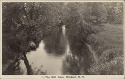 The Mill Race Windsor, NY Postcard Postcard