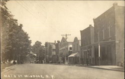 Main St. Windsor Postcard