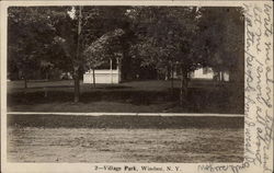 Village Park Postcard