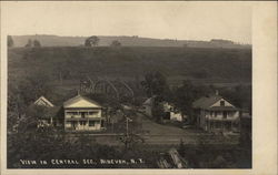 View of Central Section of Town Postcard