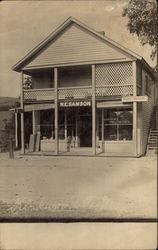 W. E. Samson Store - Post Office Postcard