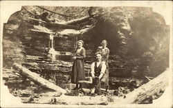Climbing Rocks Postcard