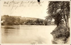 Bridge Over River Postcard