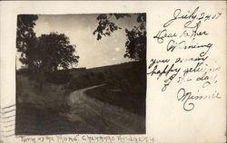 Turn of the Road Postcard