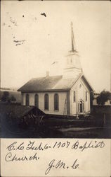 Baptist Church Castle Creek, NY Postcard 