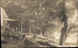 Side View of House, Oquaga Lake Sanford, NY Postcard Postcard